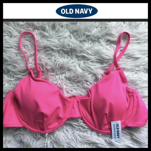 NWT Old Navy Underwire Rib Knit Bikini Top - Picture 8 of 14